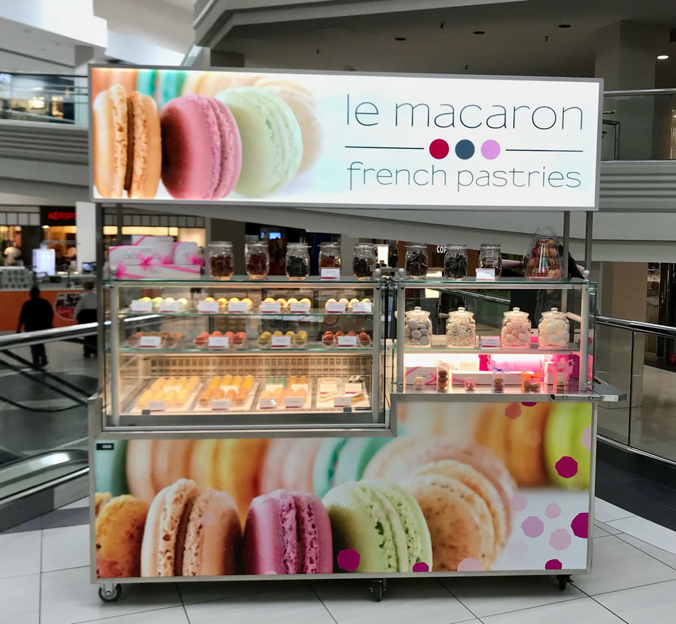 A Macaron Franchise Model in a mall